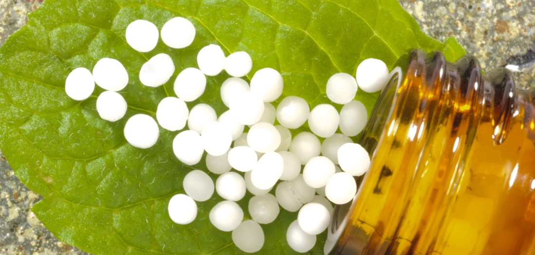 Cell Salts Spilled on Green Leaf